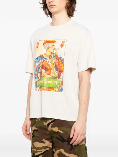 Melt Printed T-shirt In White