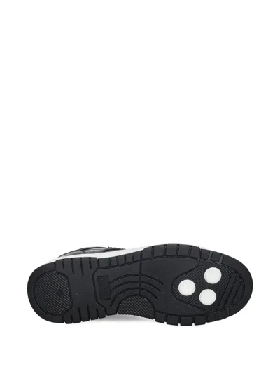 Msgm Logo-detail Sneakers In Black