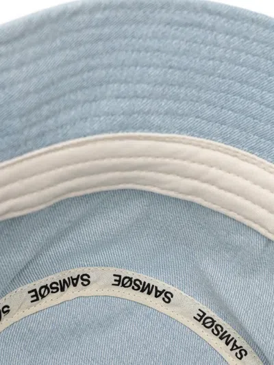 Samsoe & Samsoe Samory Denim Bucket Hat In Blue