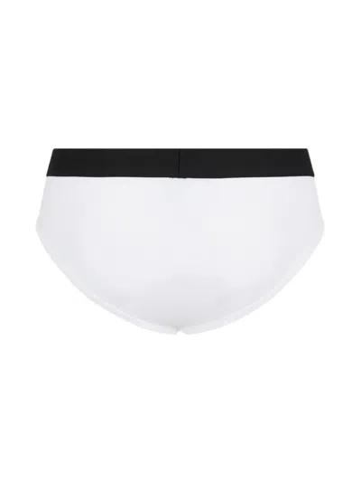 Dsquared2 Logo-waistband Brief In White