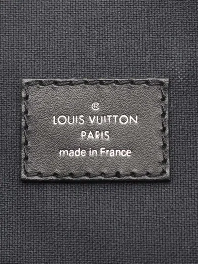 Pre-owned Louis Vuitton 2010-2026 Monogram Macassar Christopher Mm Backpack In Brown