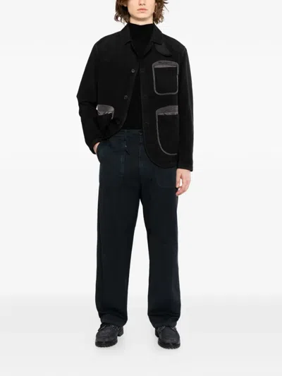 Massimo Osti Studio Buttoned Jacket In Black