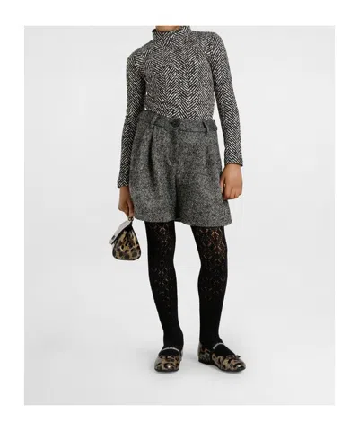 Dolce & Gabbana Leopard-print Bow Ballerinas In Animal Print