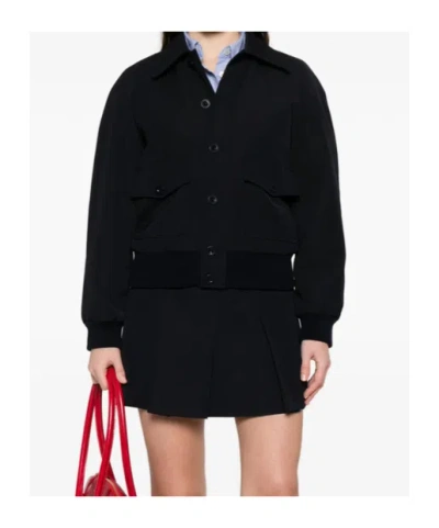 Apc A.p.c. Long-sleeved Buttoned Jacket In Black