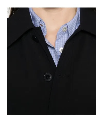 Apc A.p.c. Long-sleeved Buttoned Jacket In Black