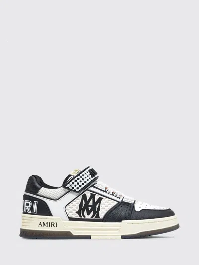 Amiri Men Two-tone Leather And Mesh Ma Skyline Sneakers In Multi