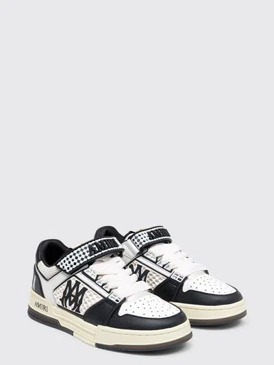 Amiri Men Two-tone Leather And Mesh Ma Skyline Sneakers In Multi