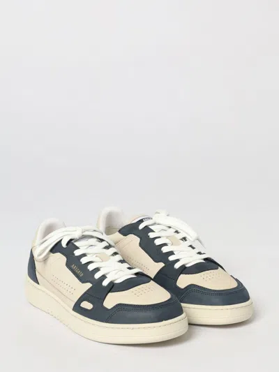 Axel Arigato Dice Lo Black And Beige Two-tone Sneakers In Calf Leather Man In Multi