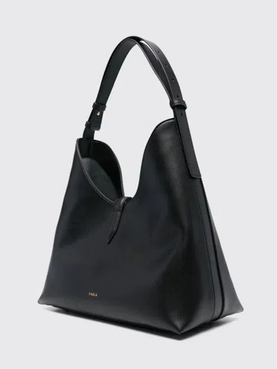 Furla Borsa Goccia M Hobo Nera In Black