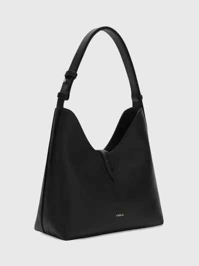 Furla Small Goccia Shoulder Bag In Black