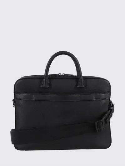 Hugo Boss Black Ray S Doc Single-compartment Polyurethane Briefcase In Black
