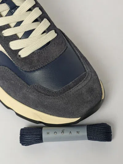 Hogan Hyperlight Suede And Nappa Leather Sneakers In Black