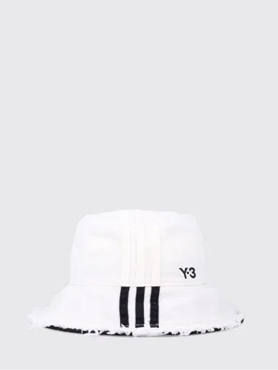 Y-3 Striped Hat In White