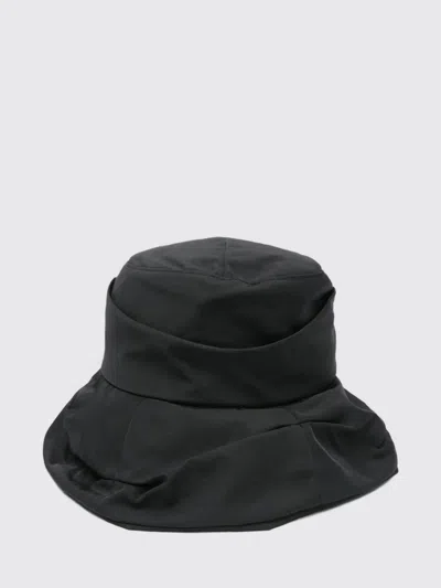 Y's Tuck Casablanca Hat In Black
