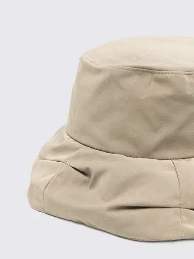 Y's Gathered Hat In White