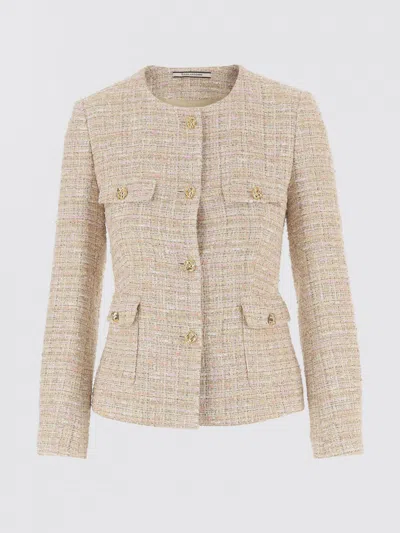 Tagliatore Button Flap-pocket Jacket In Neutral