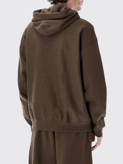 Nike Hooded Sweatshirt In Brown