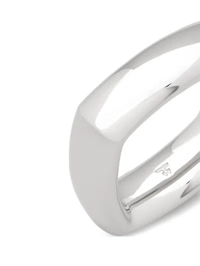 Tom Wood Square-shape Ring In Silver