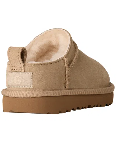 Ugg Classic Micro Suede Slippers In Brown
