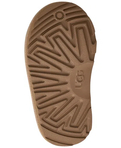 Ugg Classic Micro Suede Slippers In Brown