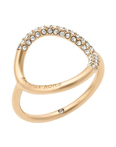 Michael Kors Open Circle Ring In Gold