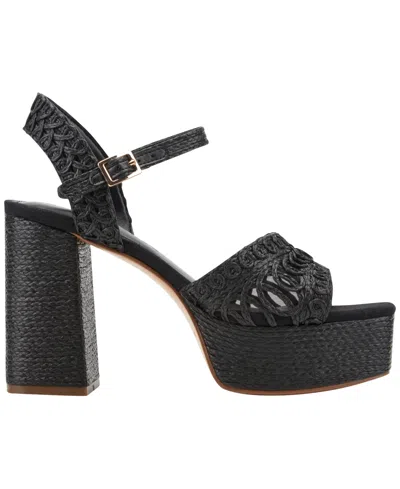 Marc Fisher Ltd Chayse Ankle Strap Platform Sandal In Black
