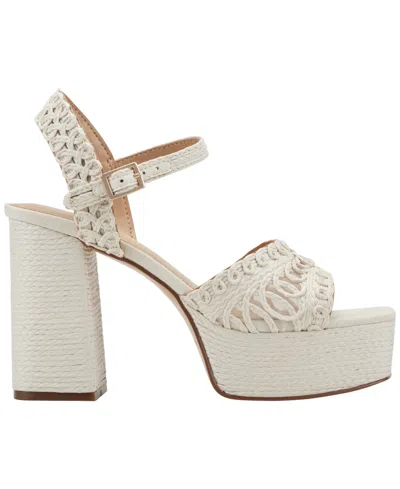 Marc Fisher Ltd Chayse Ankle Strap Platform Sandal In Neutral