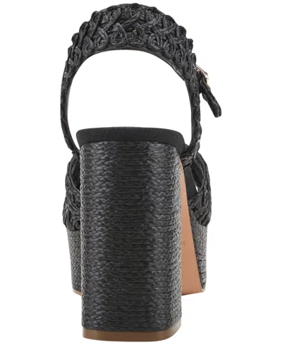 Marc Fisher Ltd Chayse Ankle Strap Platform Sandal In Black
