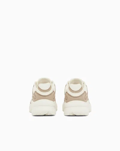 Armani Exchange Technical Fabric Sneakers In Multi