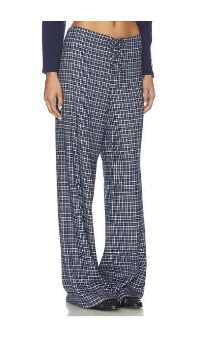 Superdown Gwendolyn Drawstring Pant In Blue