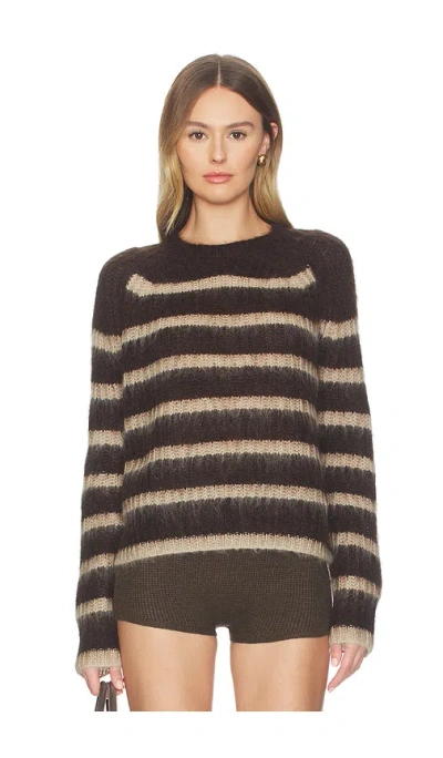 Allsaints Wool-blend Stripe Riga Sweater In Multi