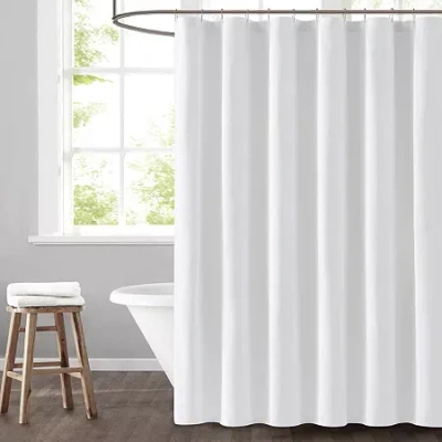 Truly Soft Everyday Solid Shower Curtain In White