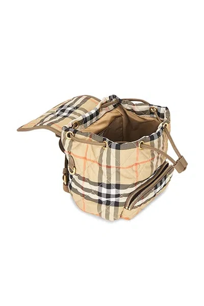 Burberry Mini Backpack In Sand