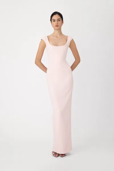 Sau Lee Brooke Gown In Neutral