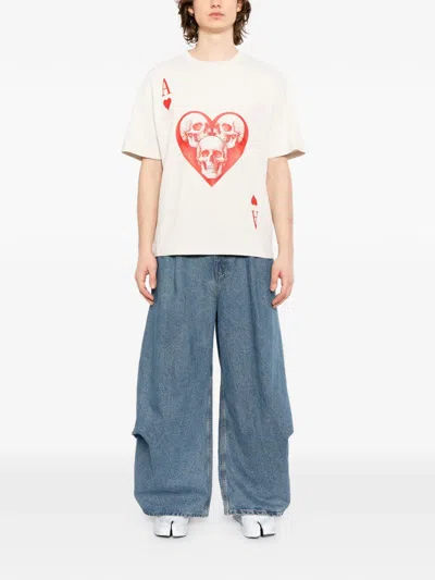 Melt Printed T-shirt In Neutral