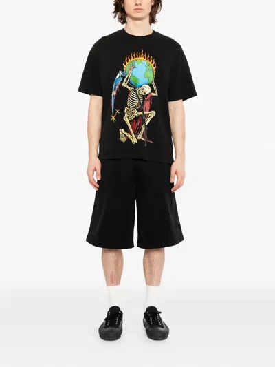 Melt Printed T-shirt In Black