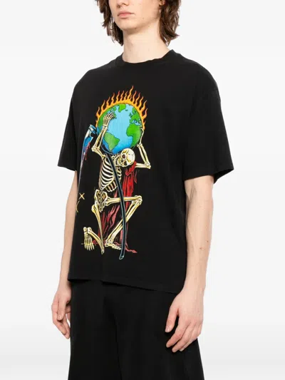 Melt Printed T-shirt In Black