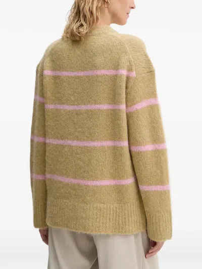 Samsoe & Samsoe Sajoan Striped Top In Brown