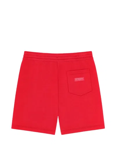 Givenchy Logo Patch Shorts In Red