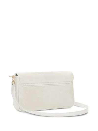 Furla Iride Crossbody Bag In Fine Hammered Leather In Purple