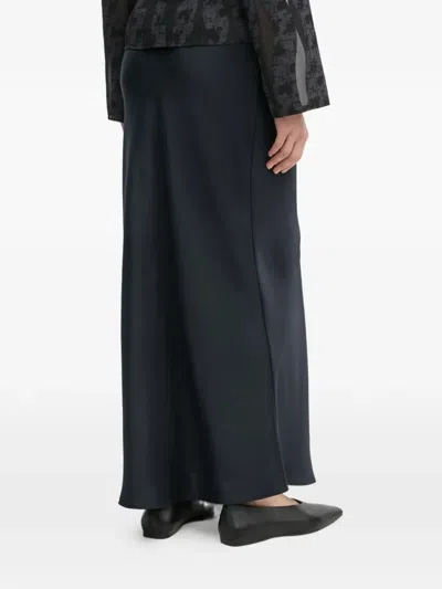 Samsoe & Samsoe Saagneta Maxi Skirt In Blue