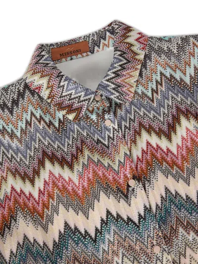 Missoni Zigzag-pattern Dress In Multi