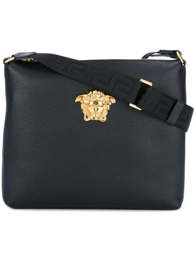 Shop Versace Medusa Messenger Bag