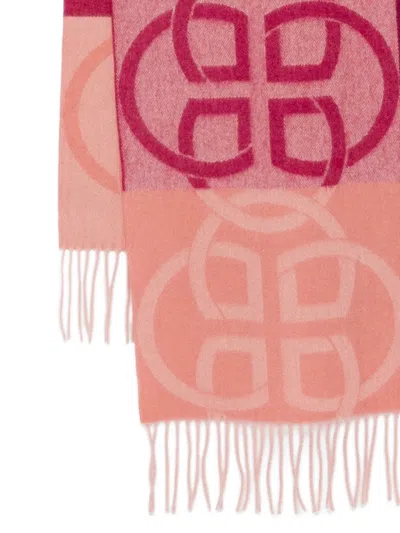 Gant Monogram-pattern Scarf In Multi