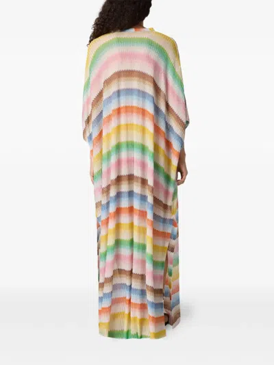 Missoni Zigzag Knitted Beach Cover-up In Multi