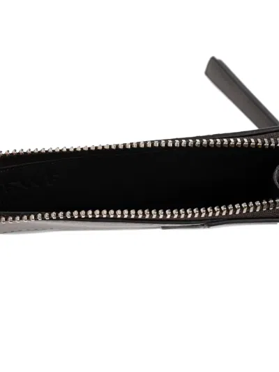 Loewe Patchwork Zip Cardholder In Gray