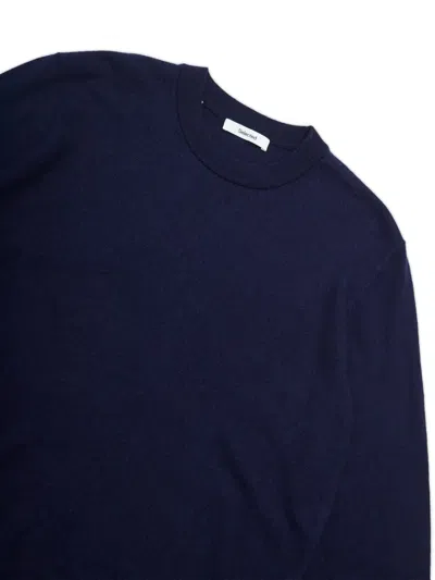 Selected Merino Wool Pullover In Blue