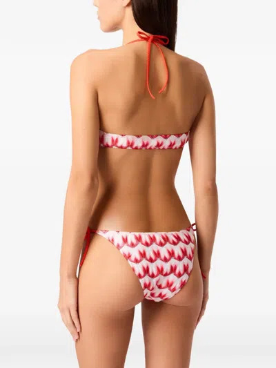 Missoni Printed Bikini In Red