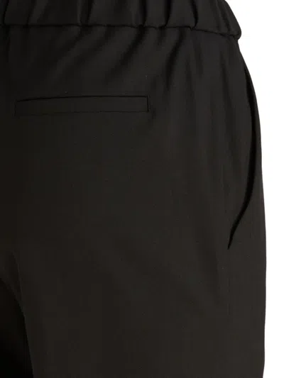 Brian Dales Drawstring Trousers In Black