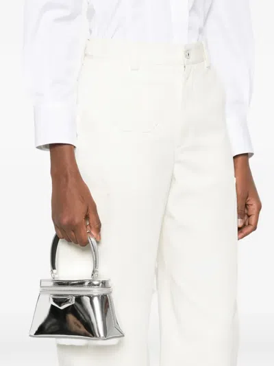 Givenchy Vanity Chain-strap Mini Tote Bag In Silver